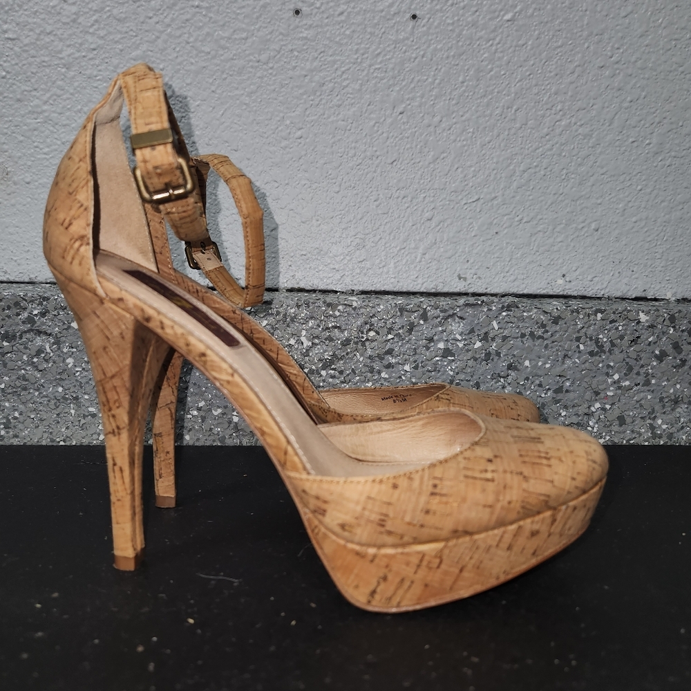 7 For All Mankind Cork Shoes size 8.5